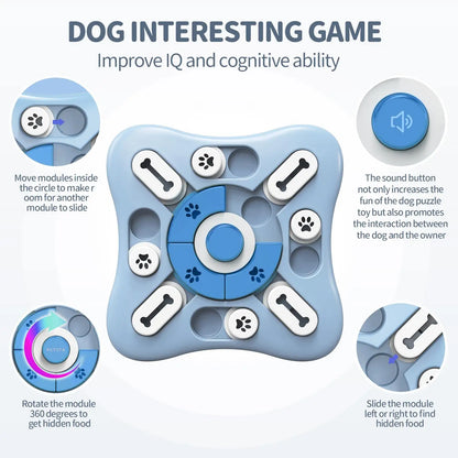 Interactive Dog Puzzle Feeder