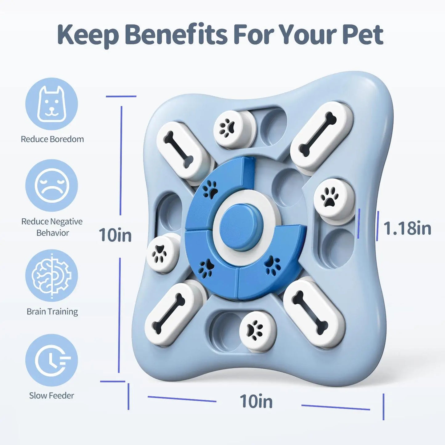 Interactive Dog Puzzle Feeder