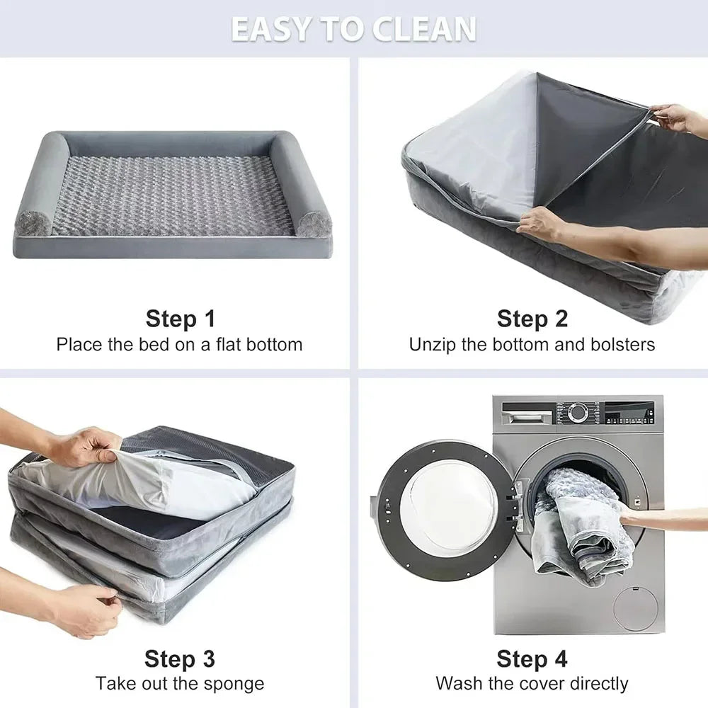Luxury Washable Dog & Cat Bed