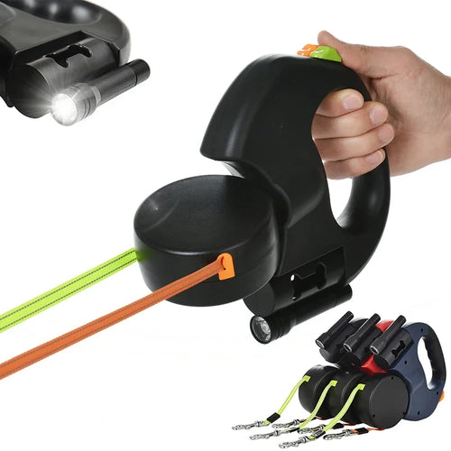 Dual Retractable Dog Leash
