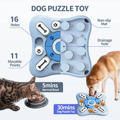 Interactive Dog Puzzle Feeder