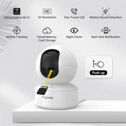 Indoor Pet Camera with Audio & Night Vision
