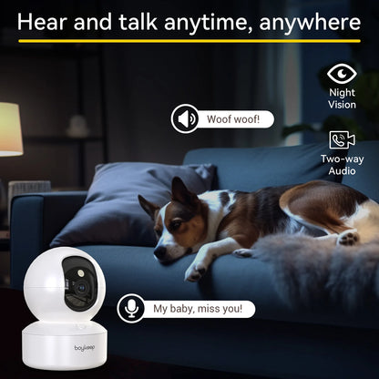 Indoor Pet Camera with Audio & Night Vision