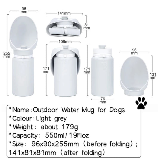 Portable Dog Water Bottle